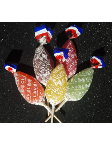 Assortiment 100 sucettes framboise,...